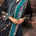 03 Piece LAKHANY Unstitched Printed Embroidered Khaddar LG-RL-0079
