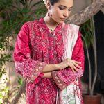 03 Piece LAKHANY Unstitched Printed Khaddar LG-MB-0013