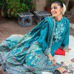 03 Piece Unstitched Printed Khaddar LG-IZ-0189