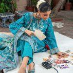 03 Piece Unstitched Printed Khaddar LG-IZ-0189