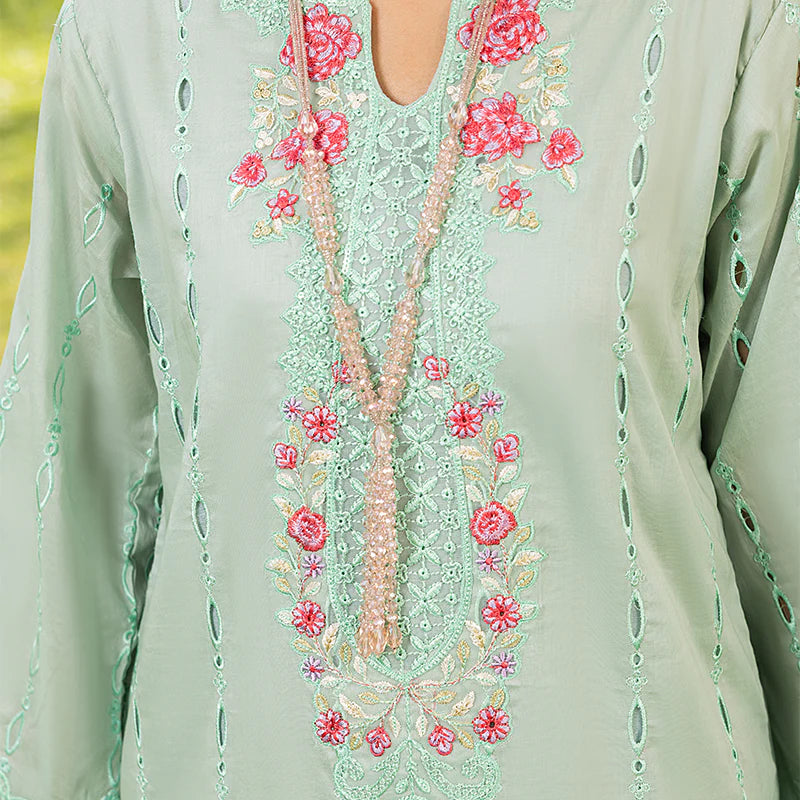 Zahra Rubab Farshi Shalwar  3-Piece Ready to Wear Blossom Collection - Turquoise ZR-2523