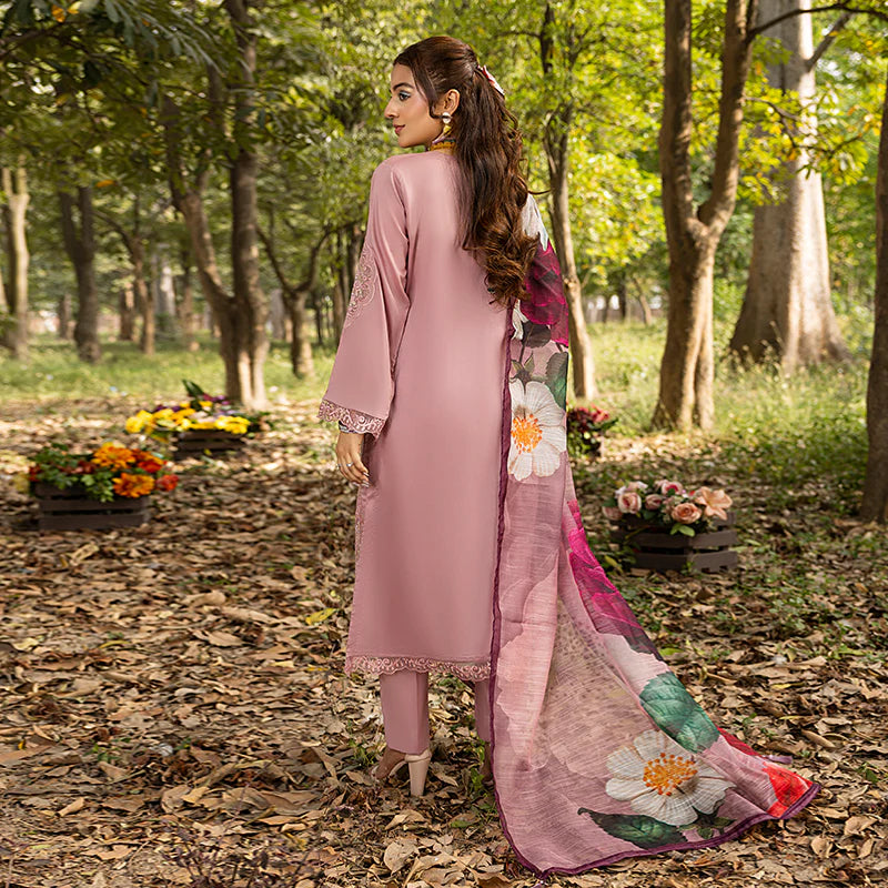 Zahra Rubab 3-Piece Ready to Wear Blossom Collection - Rose ZR-2524