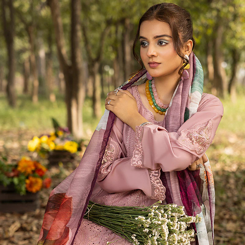 Zahra Rubab 3-Piece Ready to Wear Blossom Collection - Rose ZR-2524