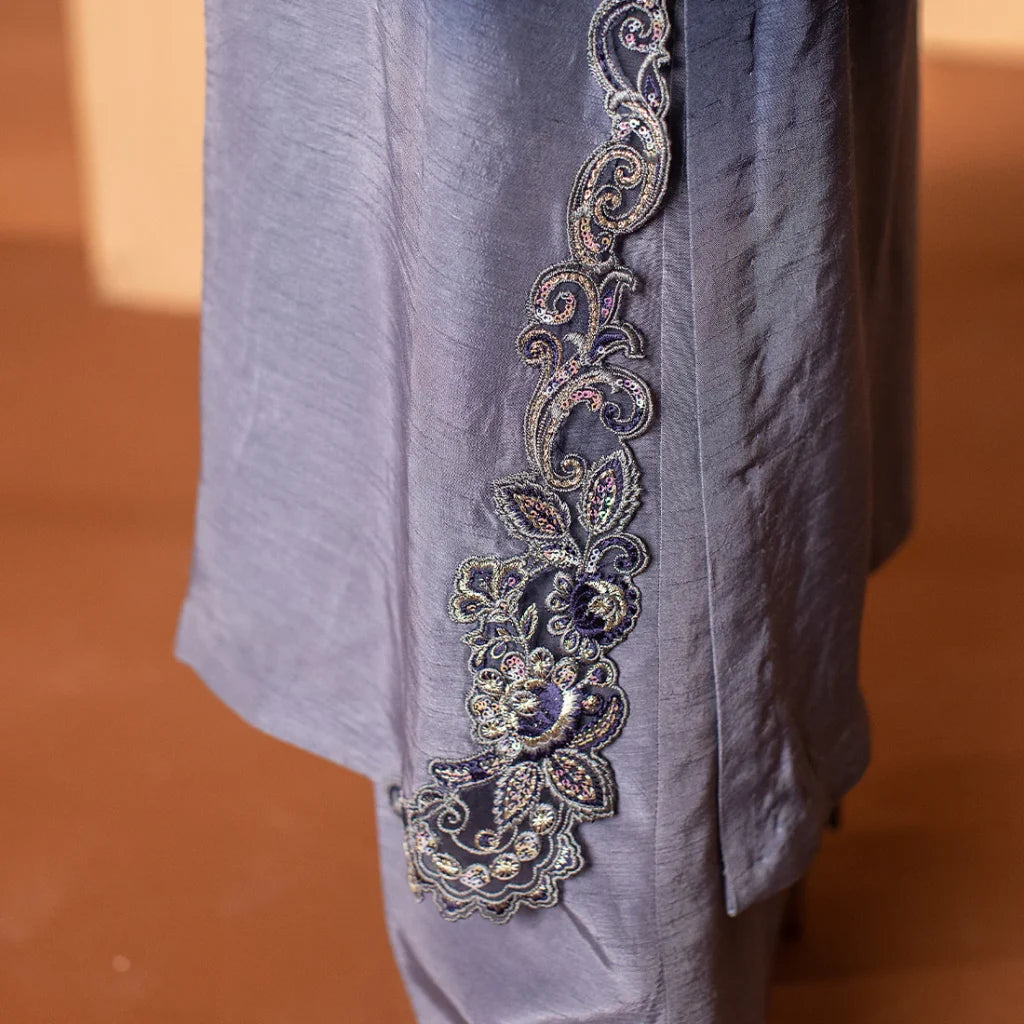 Zahra Rubab 3-Piece Ready To Wear Tehwaar ZR-2507 Midnight