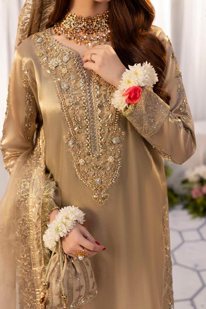 ZARAH RUBAB 3 PIECE READY TO WEAR ￼LUXURY FESTIVE COLLECTION FULL ARM SLEEVES WITH LINING 2570