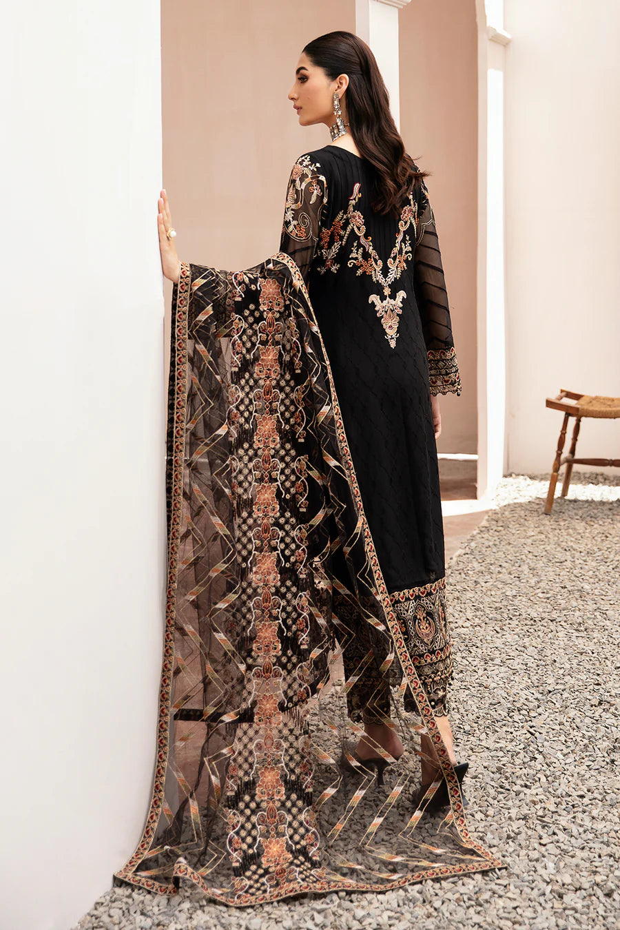 RAMSHA READY TO WEAR CHIFFON COLLECTION K-205