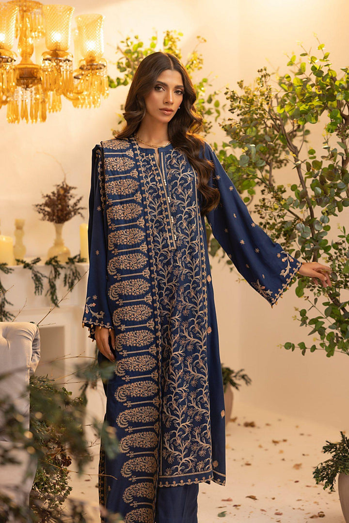 LAKHANY 03 Piece Unstitched Embroidered Cashmi wool LG-IZ-0248