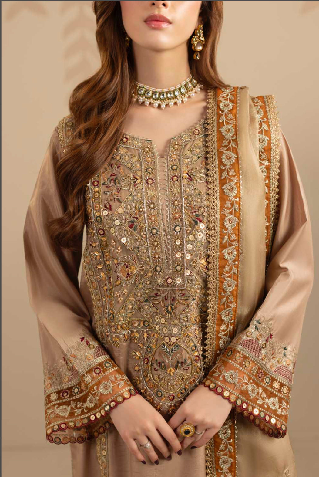 3-PIECE READY TO WEAR ZAHRA RUBAB LUXURY SILK COLLECTION ZR-2560