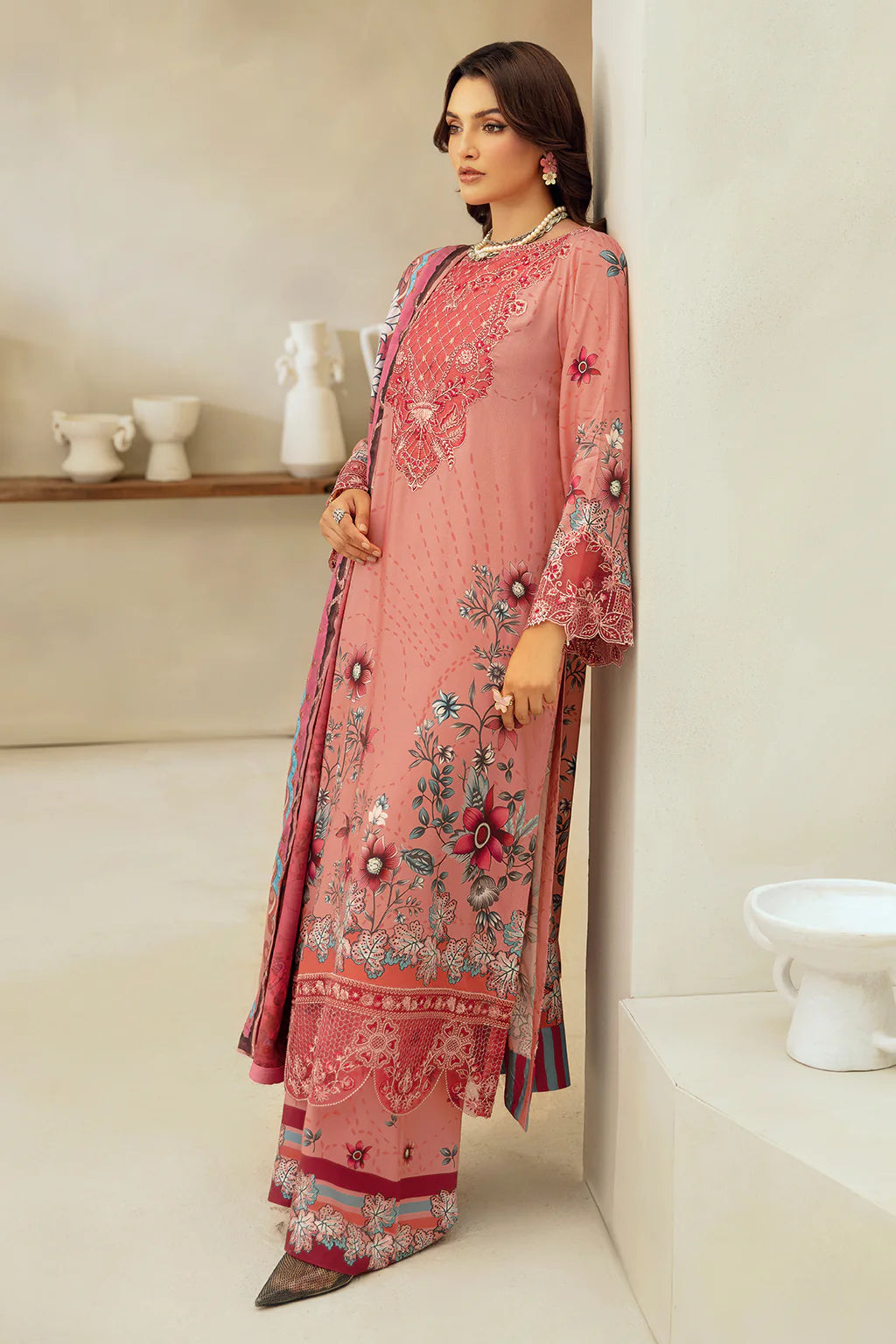 RAMSHA STITCHED RIWAJ VISCOSE COLLECTION VOL 04 - J-410