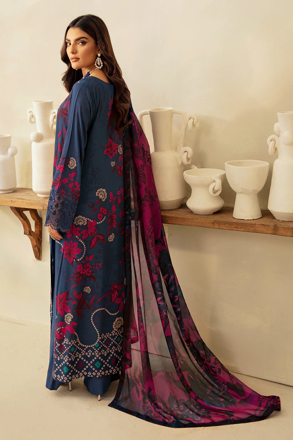 RAMSHA STITCHED RIWAJ VISCOSE COLLECTION VOL 04 - J-406