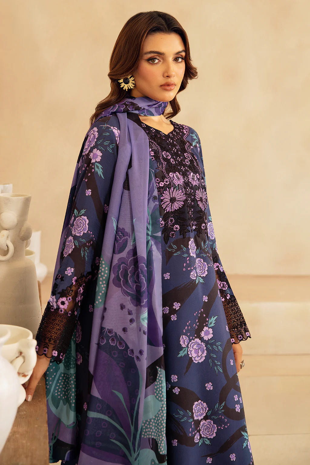 RAMSHA STITCHED RIWAJ VISCOSE COLLECTION VOL 04 - J-405