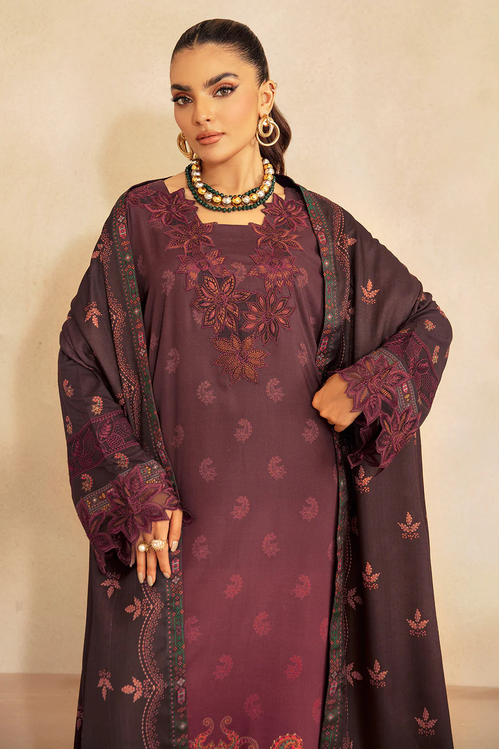 RAMSHA STITCHED RIWAJ VISCOSE COLLECTION VOL 04 - J-408