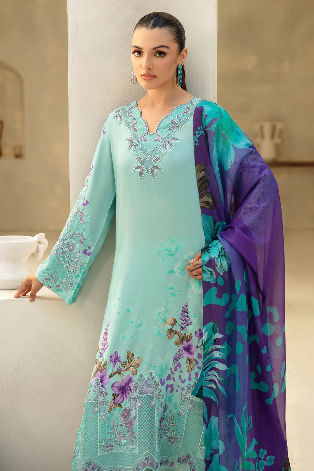 RAMSHA STITCHED RIWAJ VISCOSE COLLECTION VOL 04 - J-409