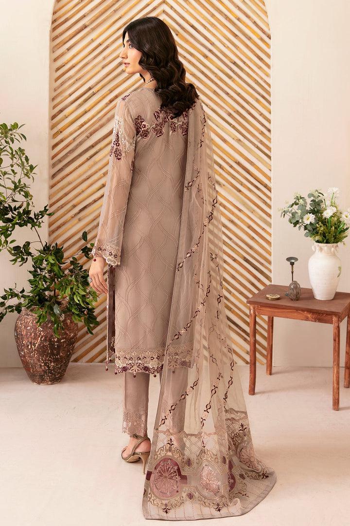 RAMSHA READY TO WEAR RANGOON CHIFFON COLLECTION D-1206