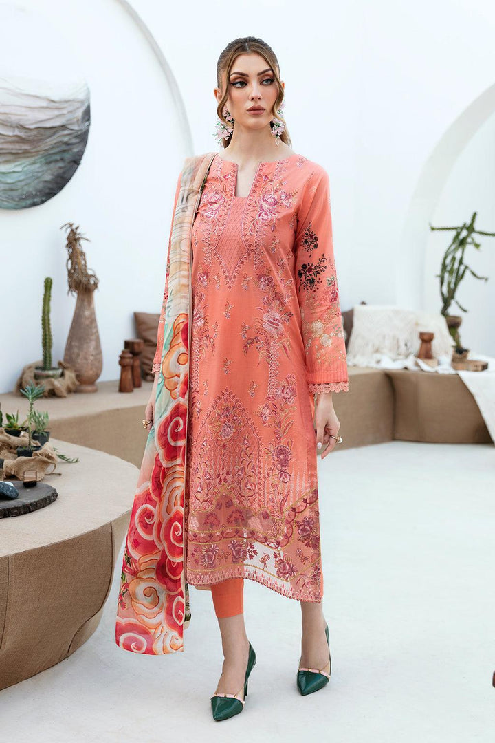 RAMSHA ‘GHAZAL’ | EMBROIDERED LAWN READYMADE | G-211