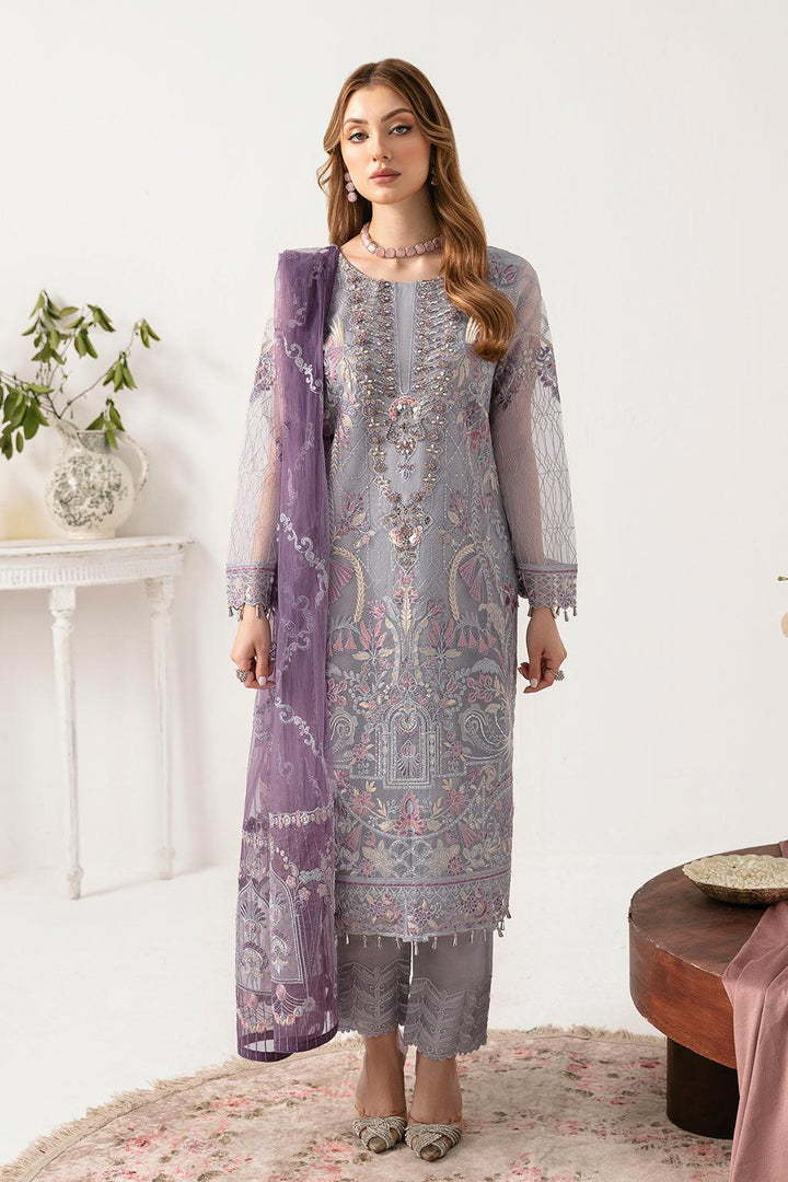 RAMSHA | FESTIVE CHIFFON READYMADE M-1104