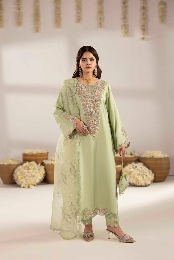 3-PIECE READY TO WEAR ZAHRA RUBAB LUXURY SILK COLLECTION ZR-2601A