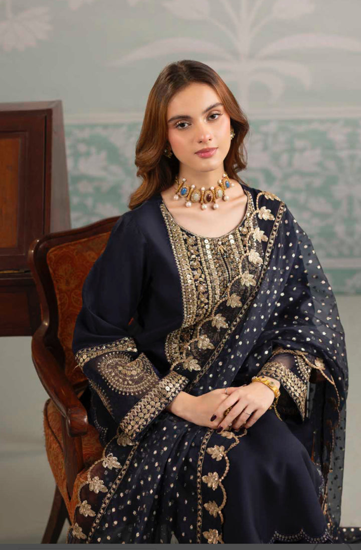 3-PIECE READY TO WEAR ZAHRA RUBAB LUXURY SILK COLLECTION ZR-2557A