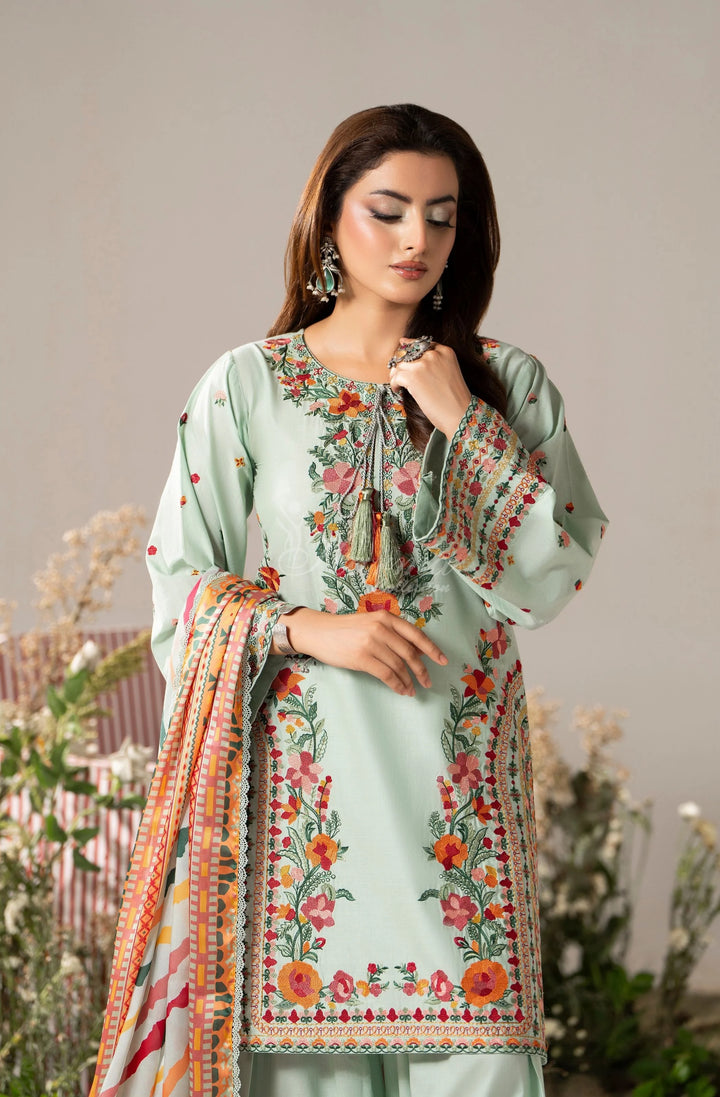 KARMA LUXURY COLLECTION 100% ORIGINAL–3PIECE READY-TO-WEAR KC-1581A