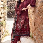 3 Piece MARIA B Unstitched Linen Suit | MPT-2401-B