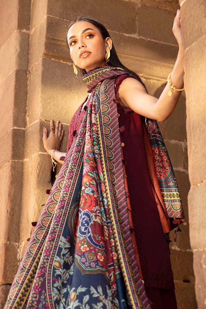 MARIA B Unstitched Linen Suit | MPT-2407-B