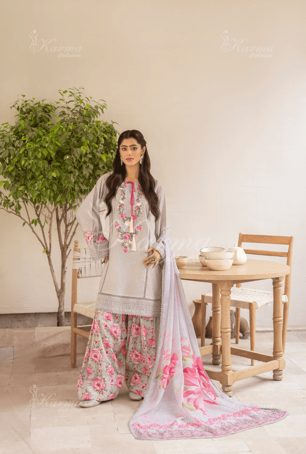 3-Piece Ready to Wear Karma Collections CLOUD KC-1504