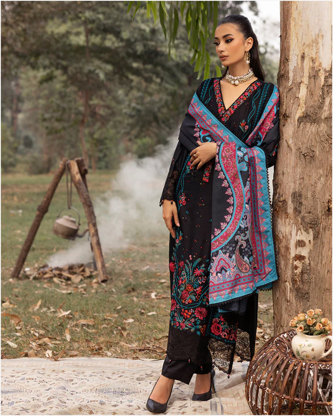 Allys winter collection ready to wear three piece ￼