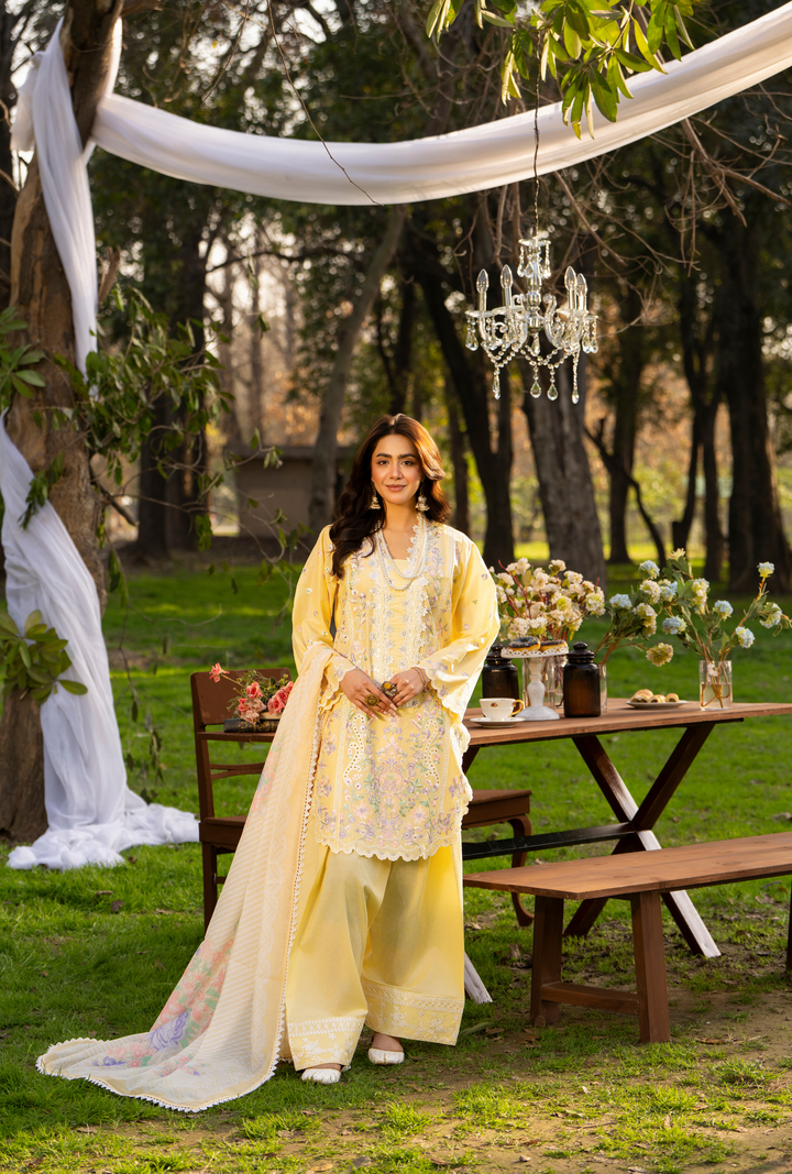 Karma Luxury COTTON Collection –3Piece Ready-to-Wear KC-1543
