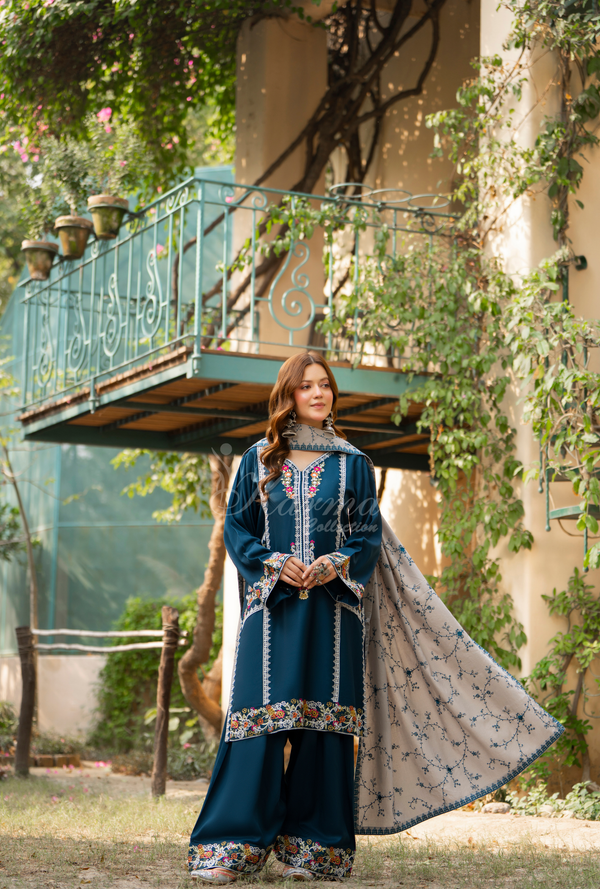 Luxury Embroidered 3 Piece by Karma Collection KC-1524