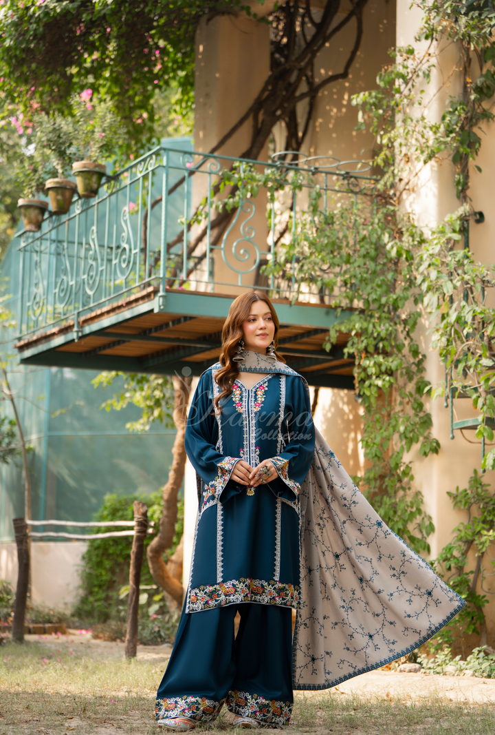 Luxury Embroidered 3 Piece by Karma Collection KC-1524
