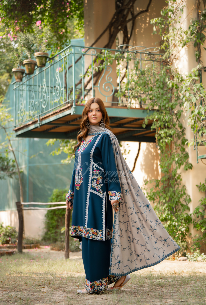 Luxury Embroidered 3 Piece by Karma Collection KC-1524