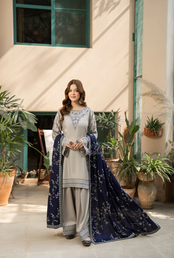 Luxury Embroidered 3 Piece by Karma Collection KC-1523