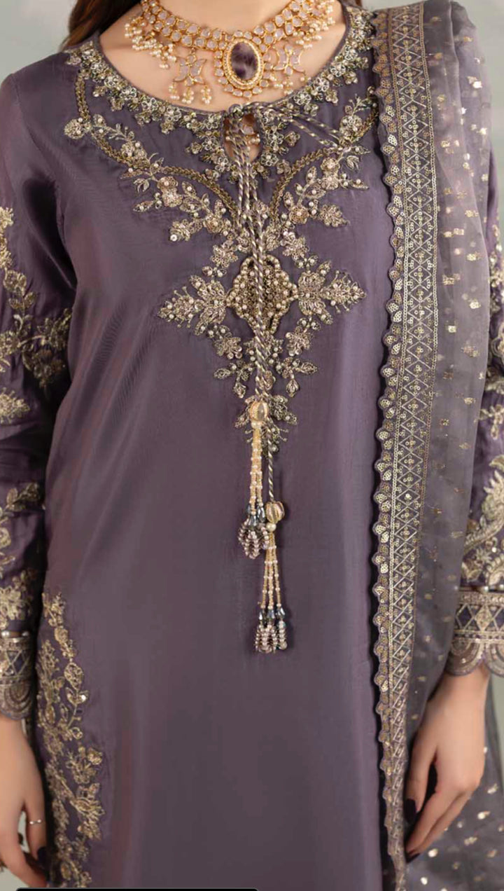 3-PIECE READY TO WEAR ZAHRA RUBAB LUXURY SILK COLLECTION ZR-2556