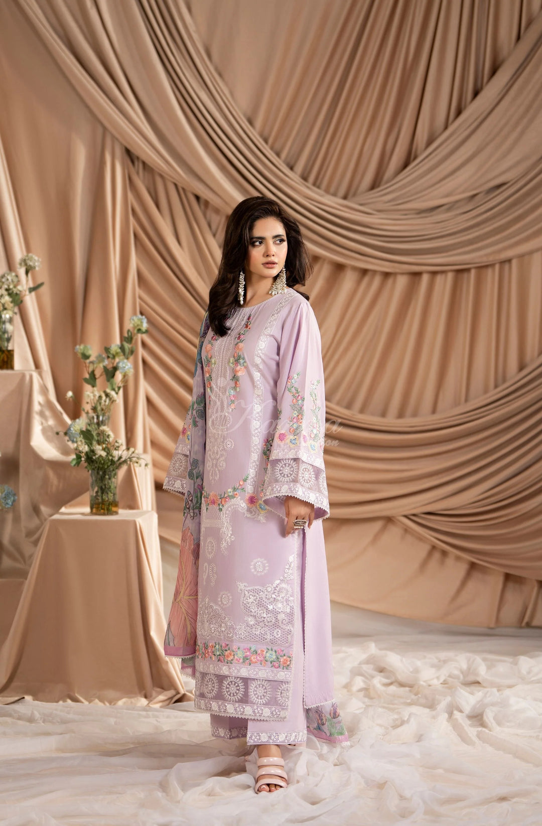 KARMA LUXURY COLLECTION 100% ORIGINAL–3PIECE READY-TO-WEAR KC-1583