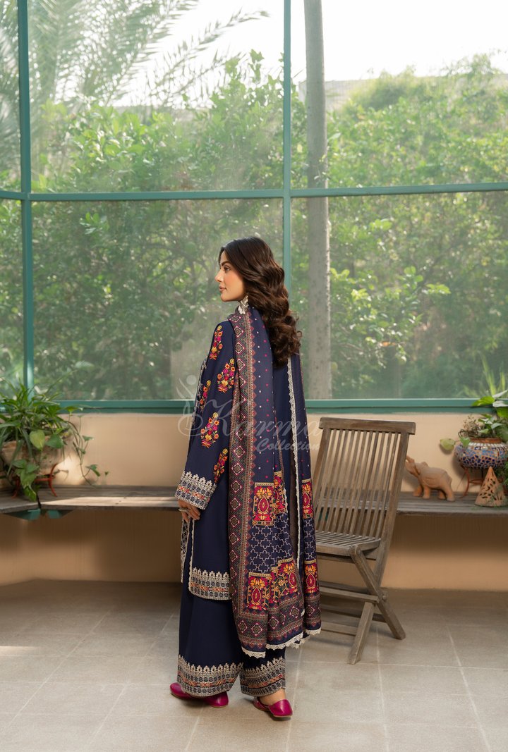 Luxury Embroidered 3 Piece by Karma Collection KC-1521