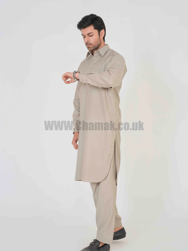 Men's Plain Collar Premium Kameez Shalwar AQ-22