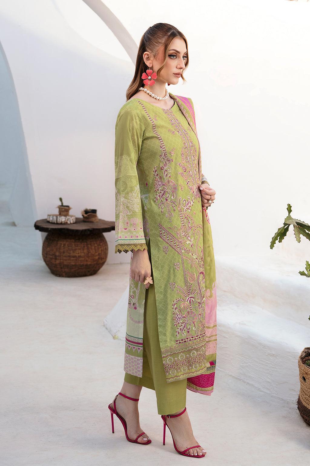 RAMSHA ‘GHAZAL’ | EMBROIDERED LAWN READYMADE | G-210