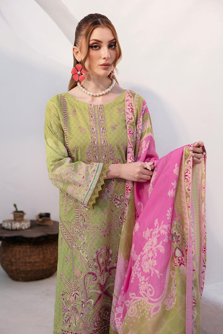 RAMSHA ‘GHAZAL’ | EMBROIDERED LAWN READYMADE | G-210