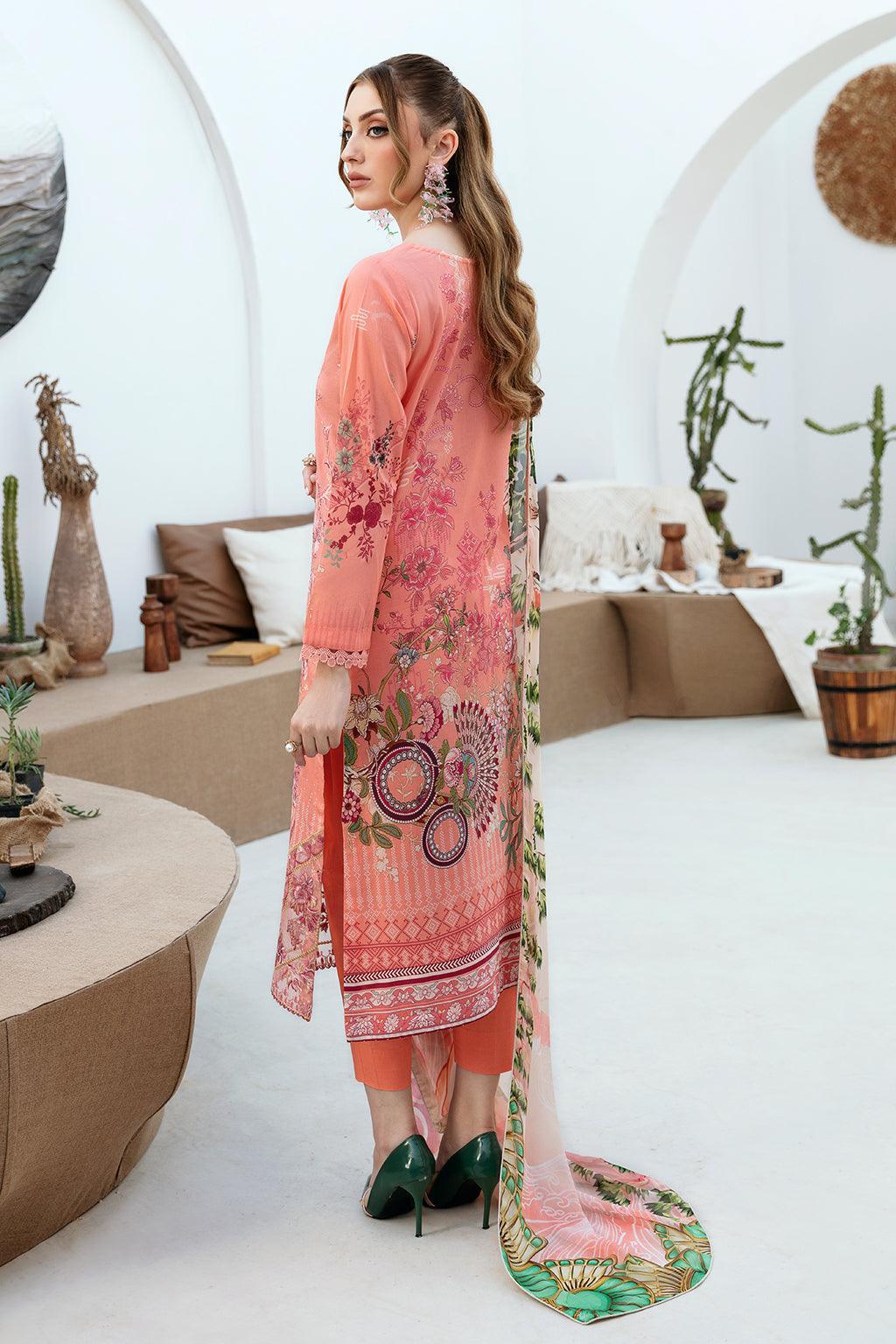 RAMSHA ‘GHAZAL’ | EMBROIDERED LAWN READYMADE | G-211