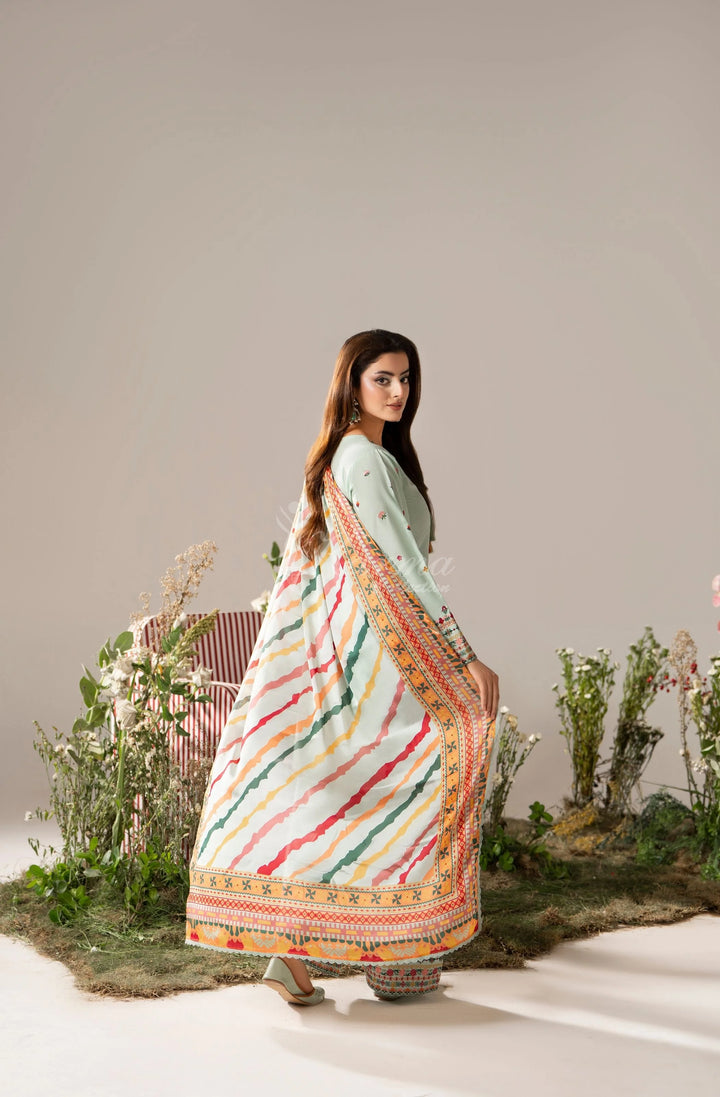 KARMA LUXURY COLLECTION 100% ORIGINAL–3PIECE READY-TO-WEAR KC-1581A
