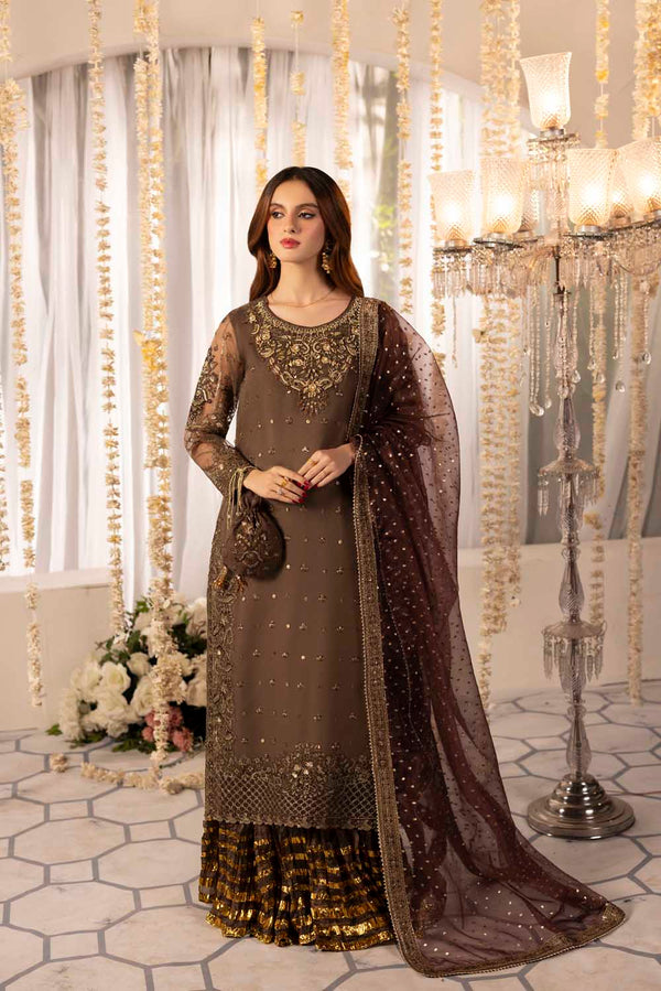 Zarah Rubab 3 piece ready to wear ￼luxury festive collection full arm sleeves with lining