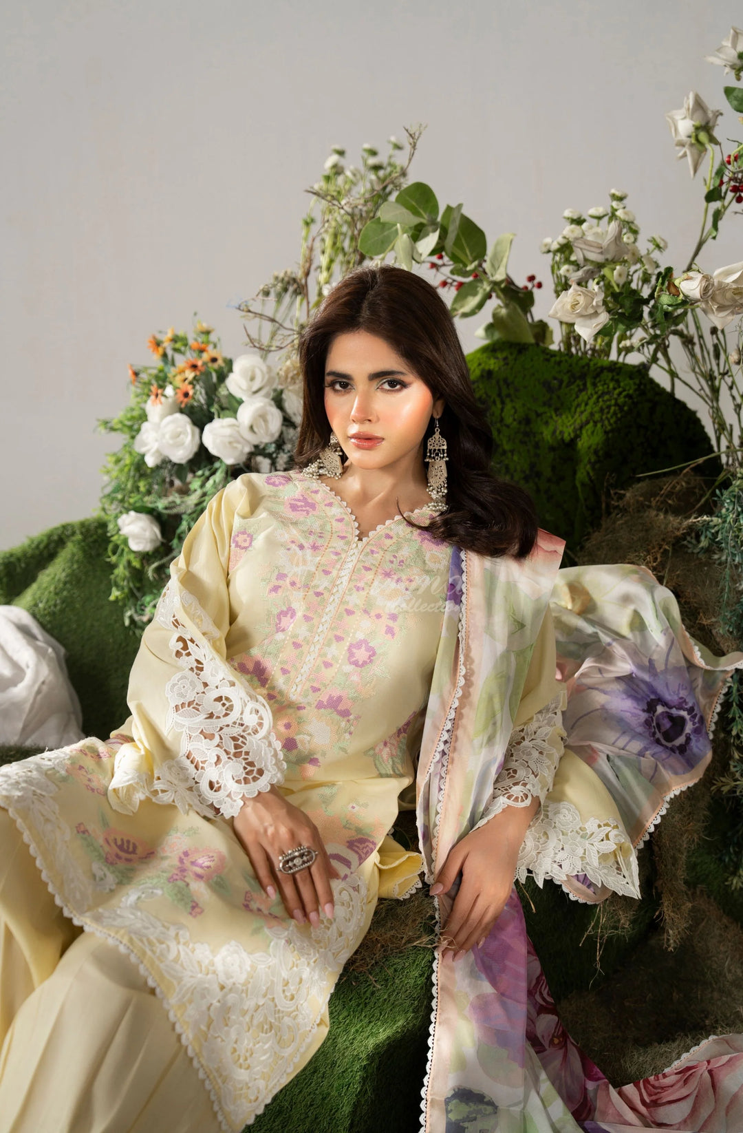 KARMA LUXURY COLLECTION 100% ORIGINAL–3PIECE READY-TO-WEAR KC-1586A