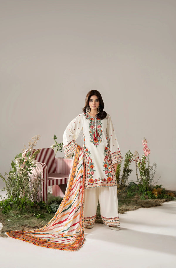 KARMA LUXURY COLLECTION 100% ORIGINAL–3PIECE READY-TO-WEAR KC-1581
