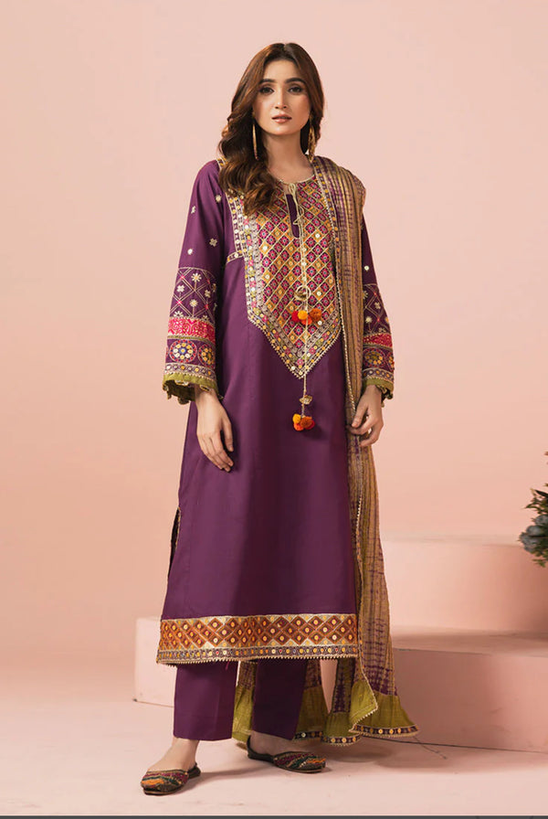 ZAHRA RUBAB 3-PIECE READY TO WEAR ZAMURD ZR-2512A
