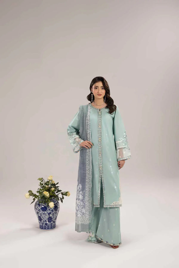 3-PIECE READY TO WEAR ZAHRA RUBAB LUXURY COTTON LAWN COLLECTION ZR-2620A