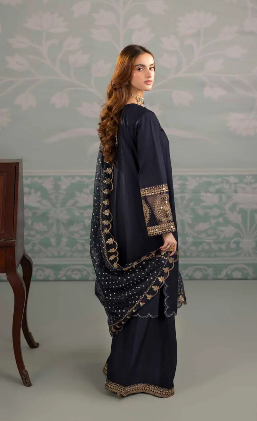 3-PIECE READY TO WEAR ZAHRA RUBAB LUXURY SILK COLLECTION ZR-2557A