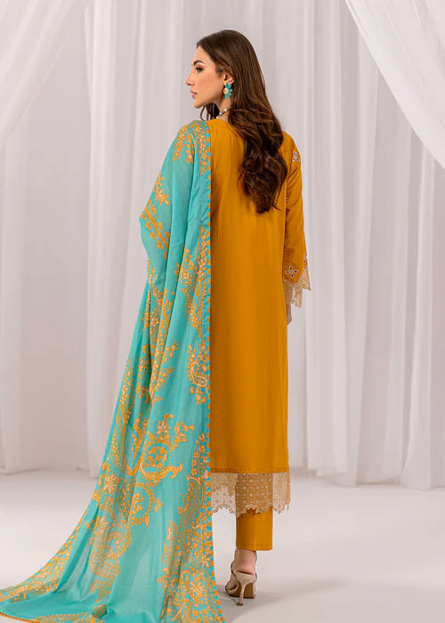 ZAHRA RUBAB 3 PIECE READYMADE MUSTARD ZR-2429