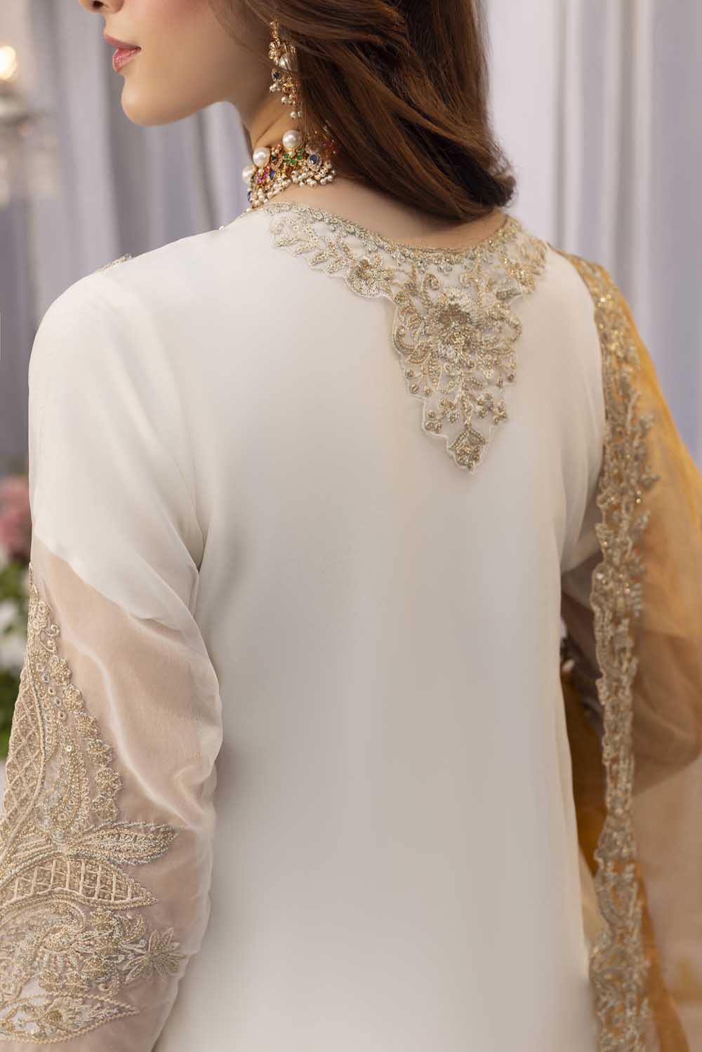 ZARAH RUBAB 3 PIECE READY TO WEAR ￼LUXURY FESTIVE COLLECTION FULL ARM SLEEVES WITH LINING ZR-2569