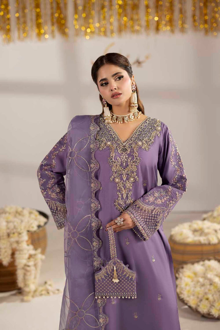 3-PIECE READY TO WEAR ZAHRA RUBAB LUXURY SILK COLLECTION ZR-2604A