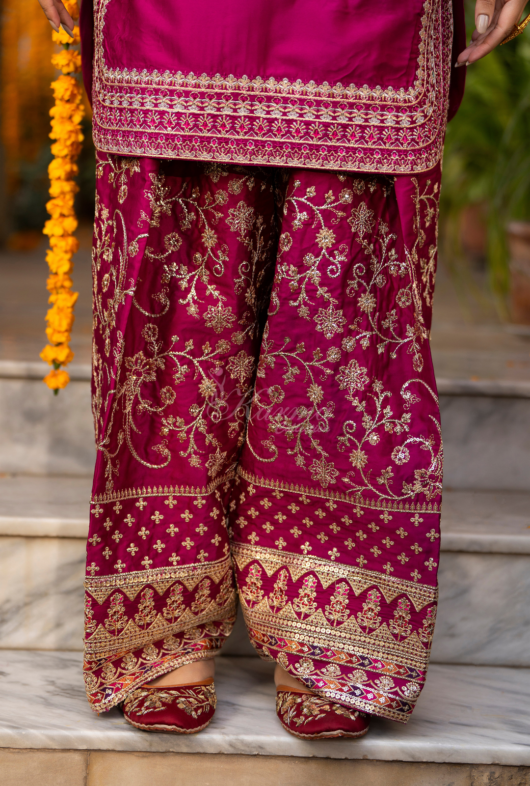 Karma Silk Festive Luxury Collection Green Manehdi – 3-Piece Ready-to-Wear F-493A